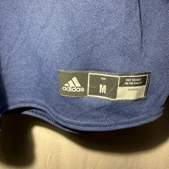Adidas Baseball Shirt blue size medium - Picture 4 of 5